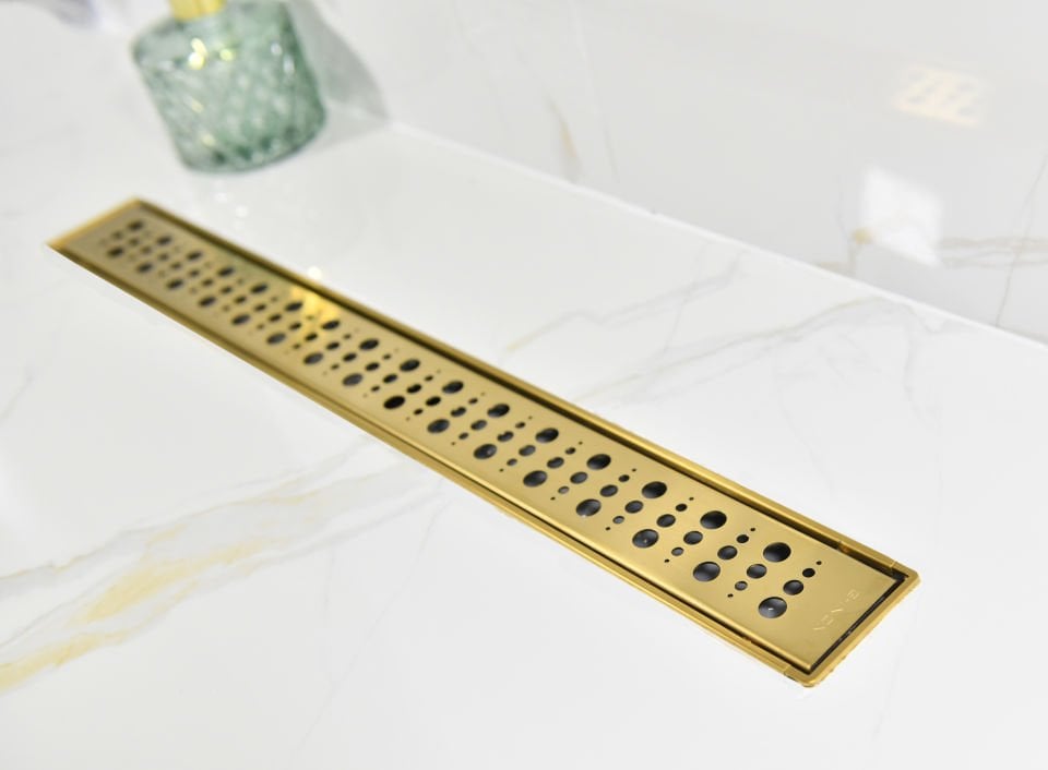 Klasik Seri 40 cm Drop Gold Duş Kanalı