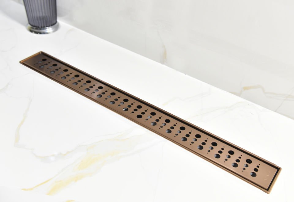 Klasik Seri 60 cm Drop Bronze Duş Kanalı