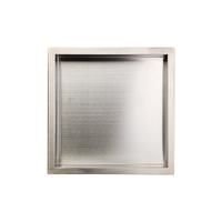 30x30 cm Paslanmaz Metal Gömme Raf