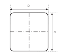 PROFİL İÇ TAPA 40x40 MM