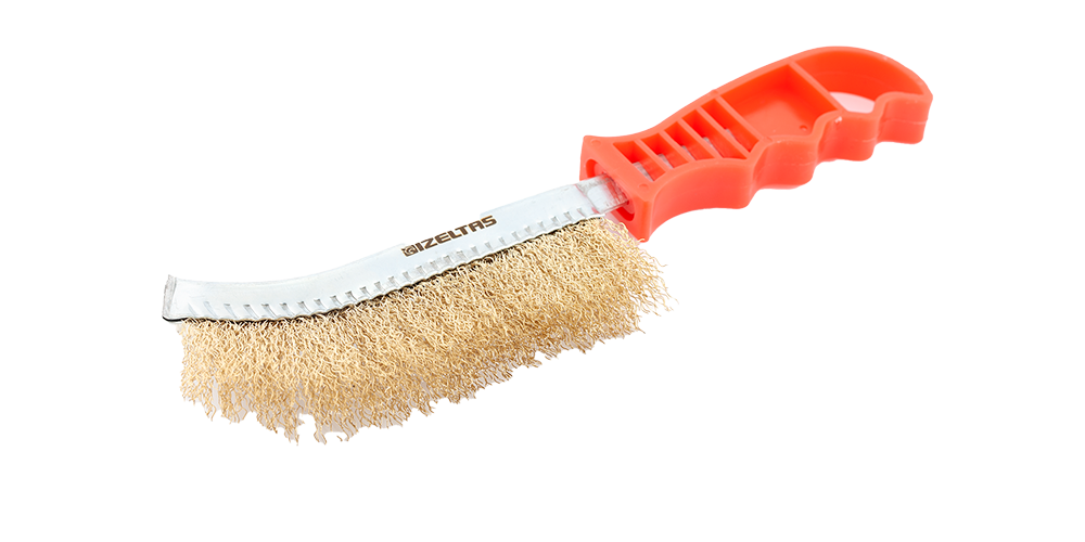 İZELTAŞ KIVRIK UÇLU FIRÇA PLASTİK SAPLI
