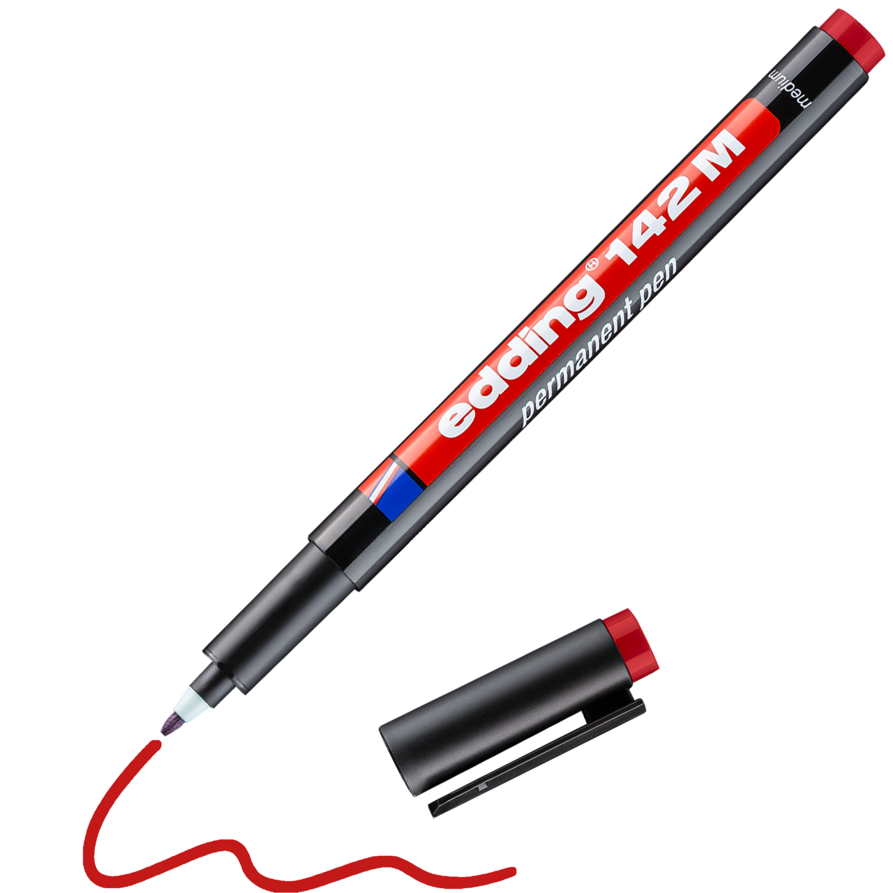 EDDİNG 142 M PERMANENT KALEM KIRMIZI