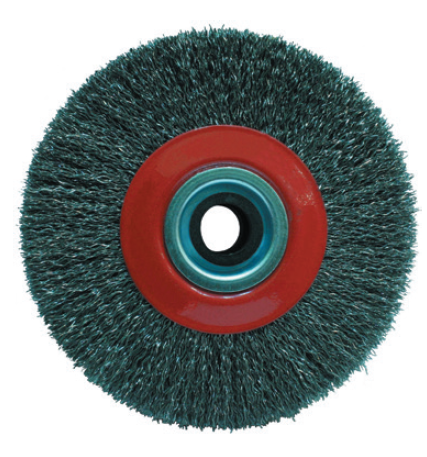 DAİRE FIRÇA GRİ TELLİ 200x25 MM