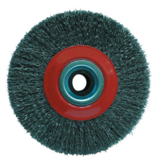 DAİRE FIRÇA GRİ TELLİ 200x25 MM