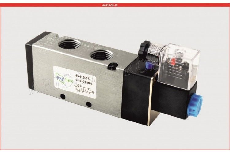 1/2-5/2 TEK BOBİN VALF AC220V