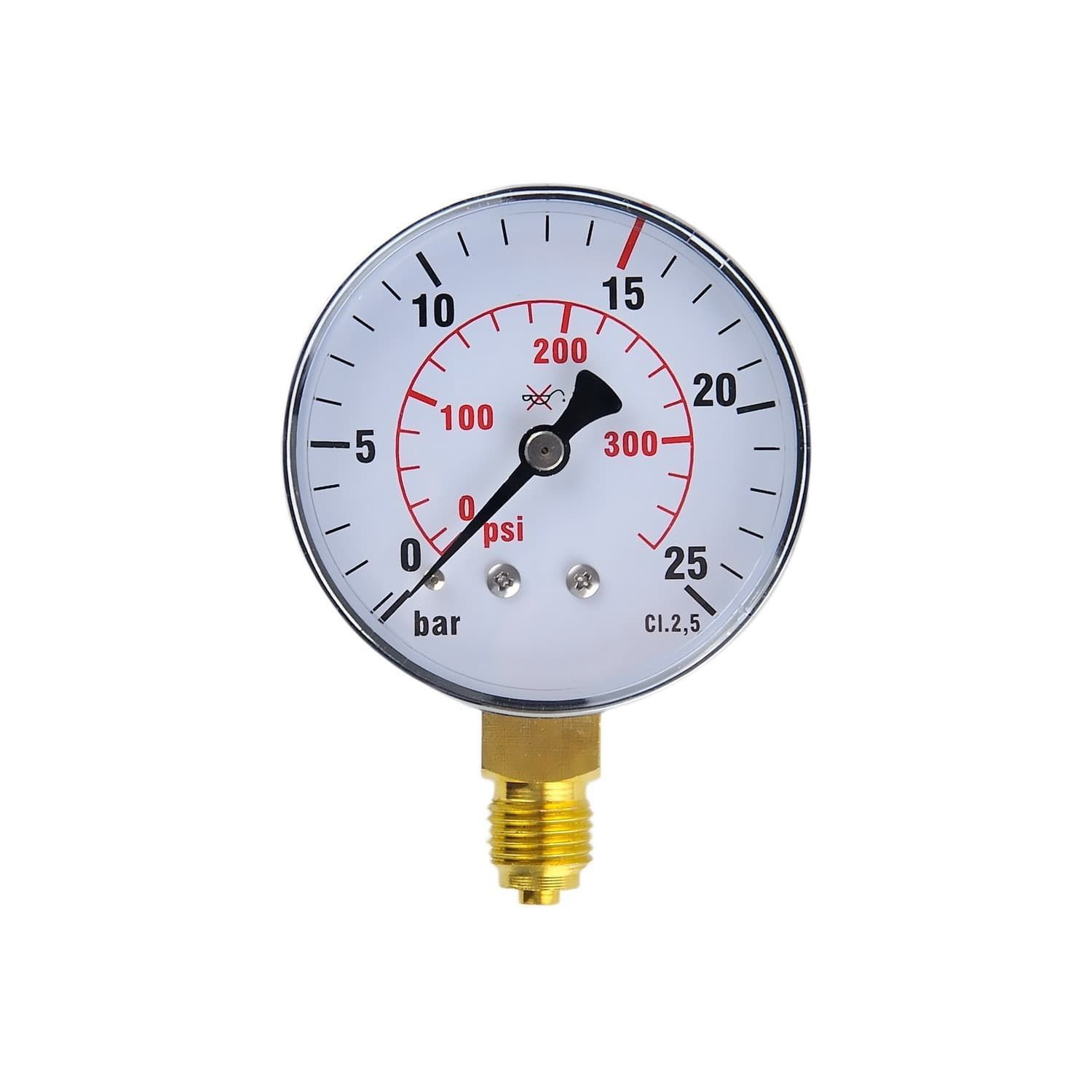 Q63 0-10 BAR KURU ALT ÇIKIŞ MANOMETRE