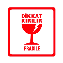 KOLİ BANTI DİKKAT KIRILIR 45X100 MT