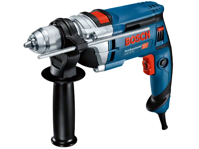 Bosch Professional GSB 16 RE Darbeli Matkap 750 W, Anahtarsız Mandren