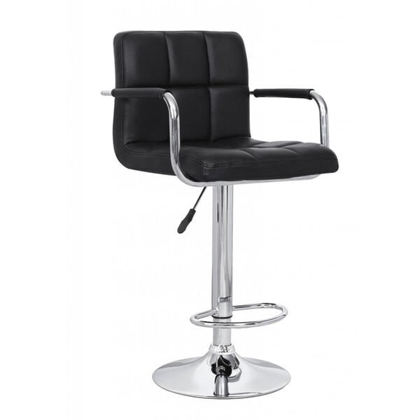 BR-455 KOLLU DERİ BAR SANDALYESİ