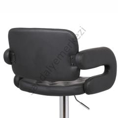 BR-459 KONFORLU GENİŞ DERİ BAR SANDALYE