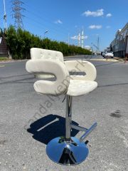 BR-459 KONFORLU GENİŞ DERİ BAR SANDALYE