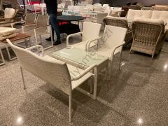 EL ÖRGÜSÜ RATTAN ÇAY SETİ 4 KİŞİLİK