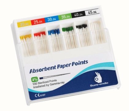 Sure-Endo Paper Points 06 Açılı