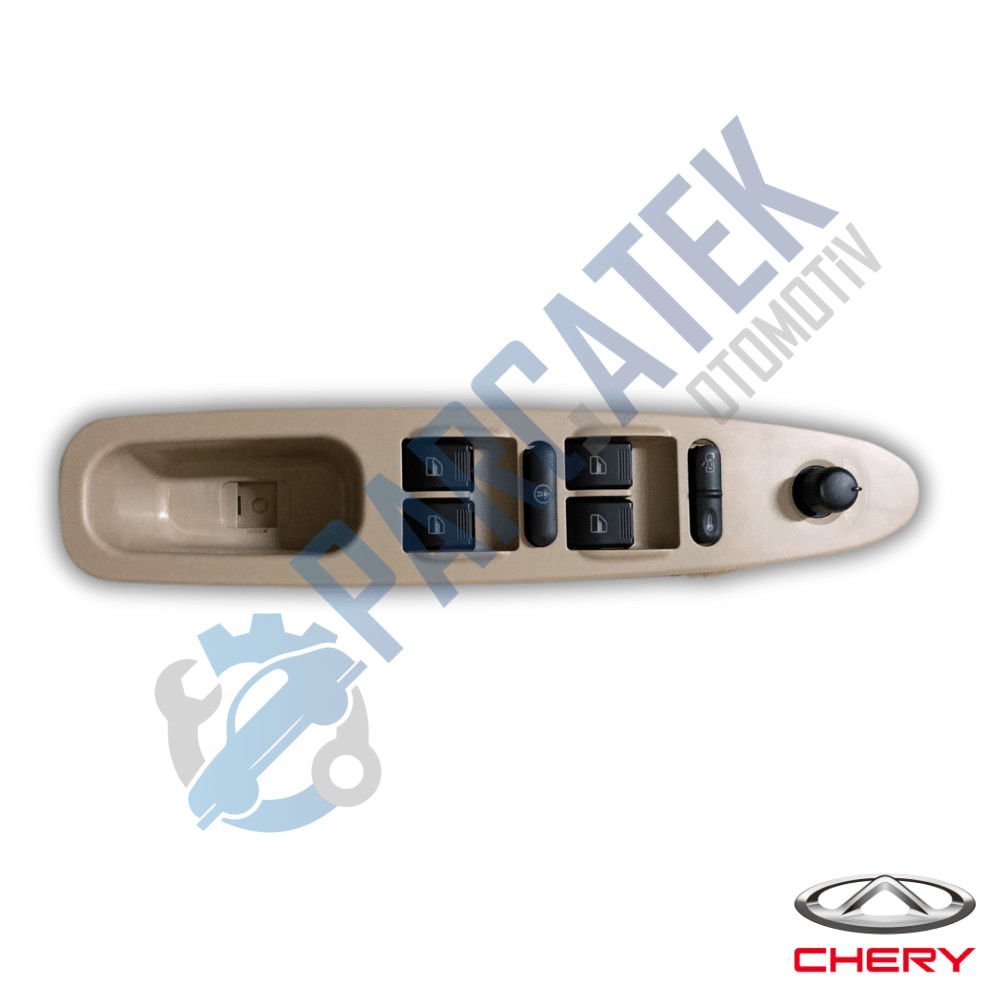 Chery Tiggo 3 Ön Sol Cam Düğmesi Komple