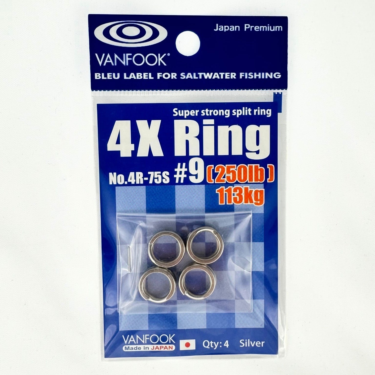 Vanfook Split Ring Halka 4R-75S #9