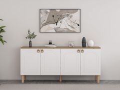 Lotus Bohem Tarz Konsol - Beyaz/Artisan