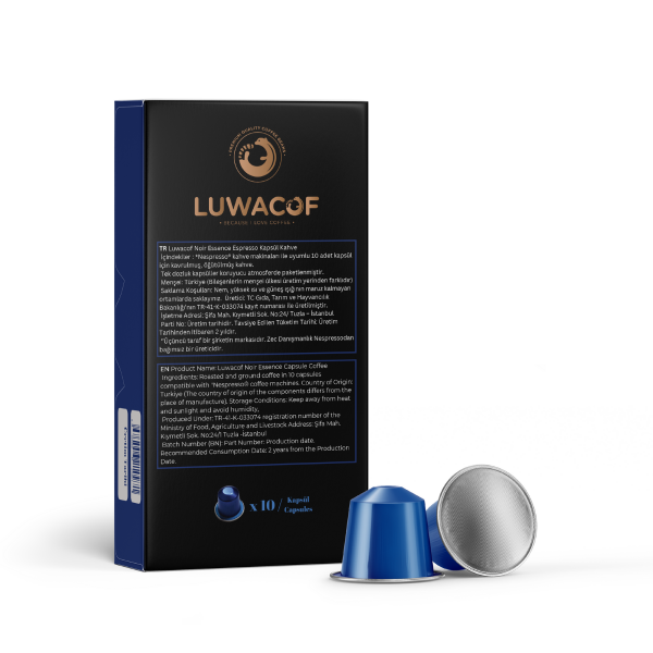 Luwacof Noir Essence Kapsül Kahve 10'lu (Nespresso Uyumlu)