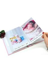 Rabsev Rs029 Bebek Fotoğraf Albümü 15x21cm 100 Fotoğraf Kapasiteli Kutulu Lüx Bebek Albüm