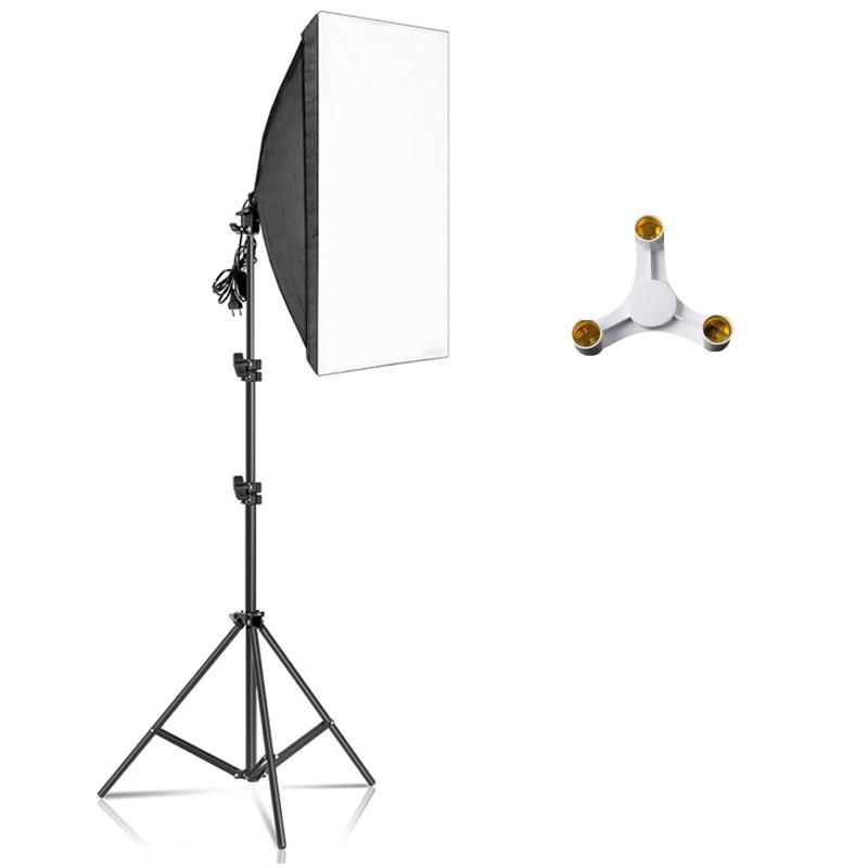 Rabsev Softbox 50x70cm 3 Duylu Sürekli Işık Ürün Video Fotoğraf Çekimleri