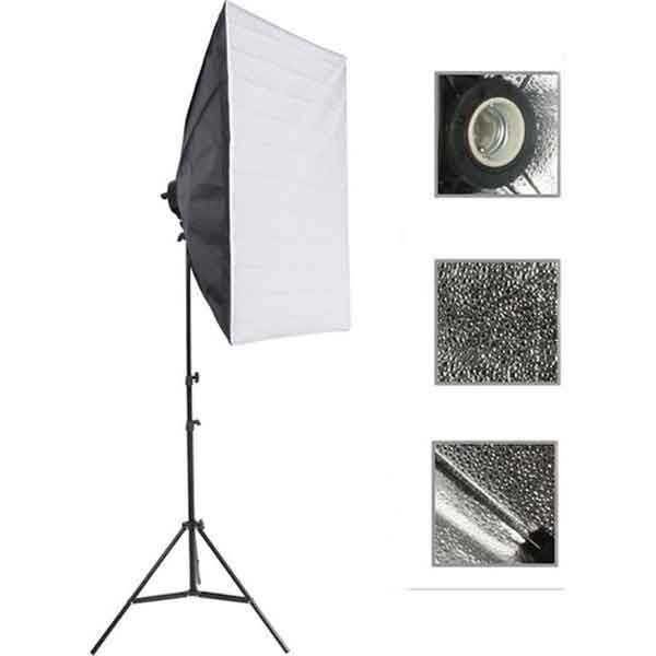 Rabsev Softbox 50x70cm Tek Duylu Sürekli Işık Youtube Video Ve Fotoğraf Çekimi