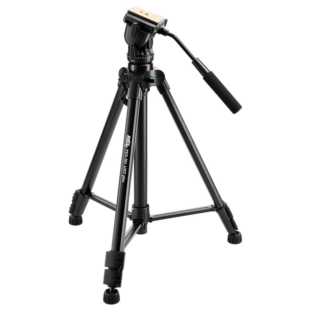 Pdx 501 Profesyonel Hidrolik Kafa Video Kamera Tripod 6 Kg Taşıma