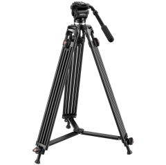 Pdx 0508b Pro 188cm Broadcast Profesyonel Alüminyum Video Tripod