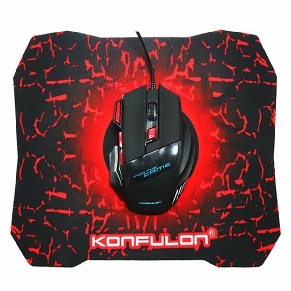 Konfulon G2 Gaming RGB Işıklı Kablolu Gamer Mouse + Mouse Pad