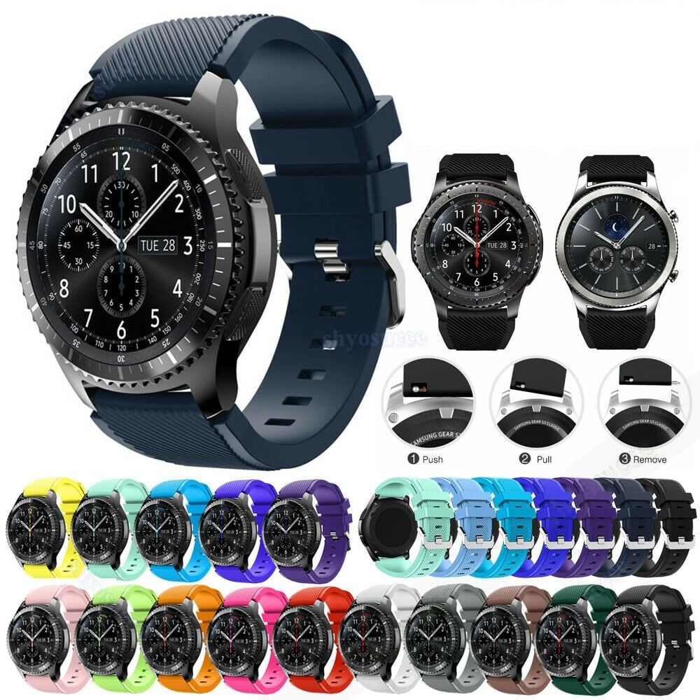 Samsung Gear S3 Classic Frontier Silikon TME Kordon Kayış