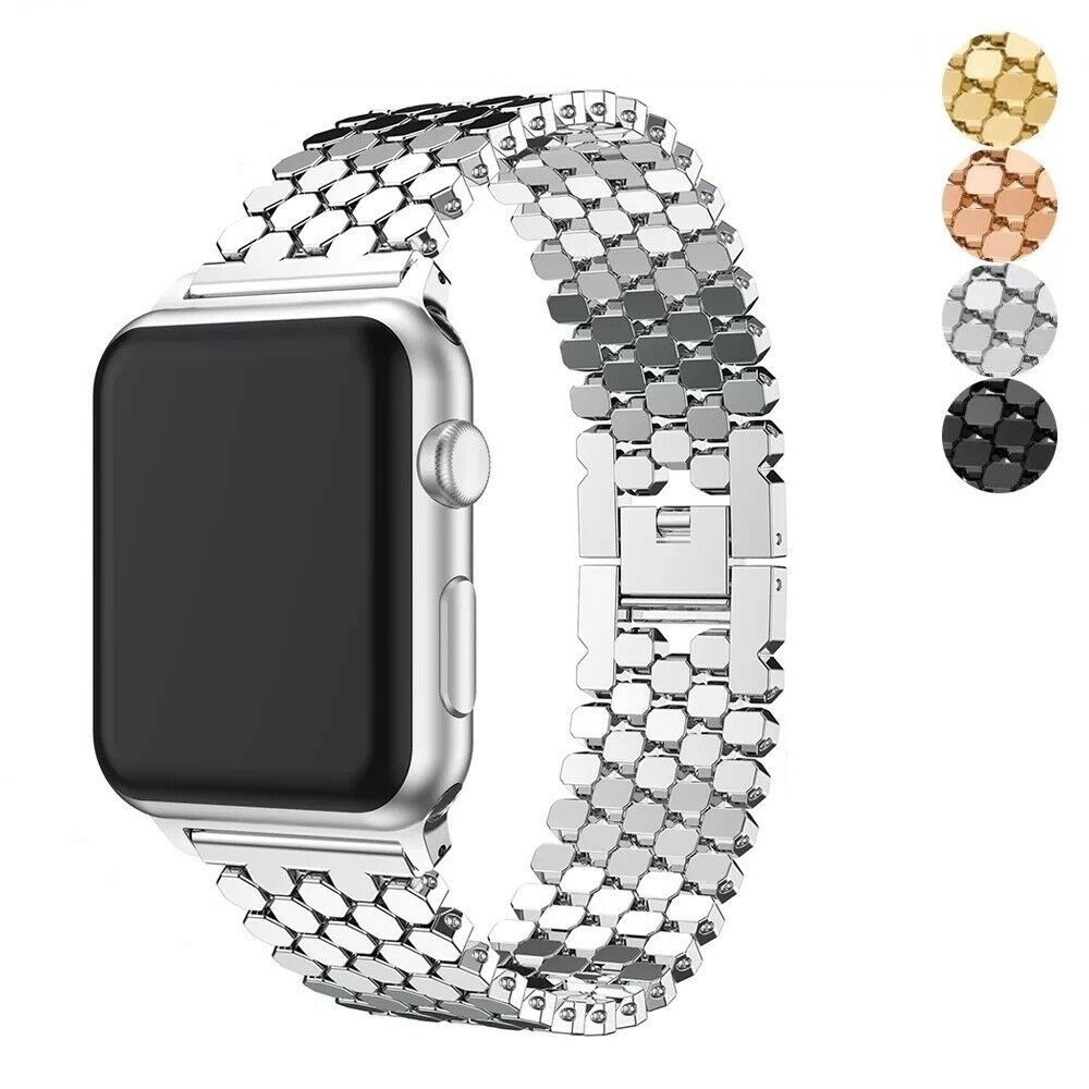 Apple Watch 5 6 7 8 Ultra 45-44-42mm Premium Petek Tasarım Kordon
