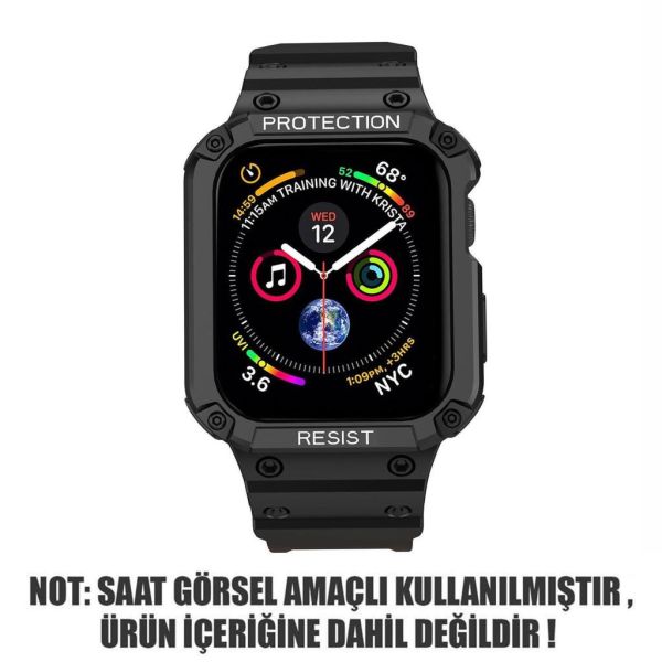 Apple Watch 5 6 7 8 9 Ultra 42 44 45mm Uyumlu Resist Full Body Kordon