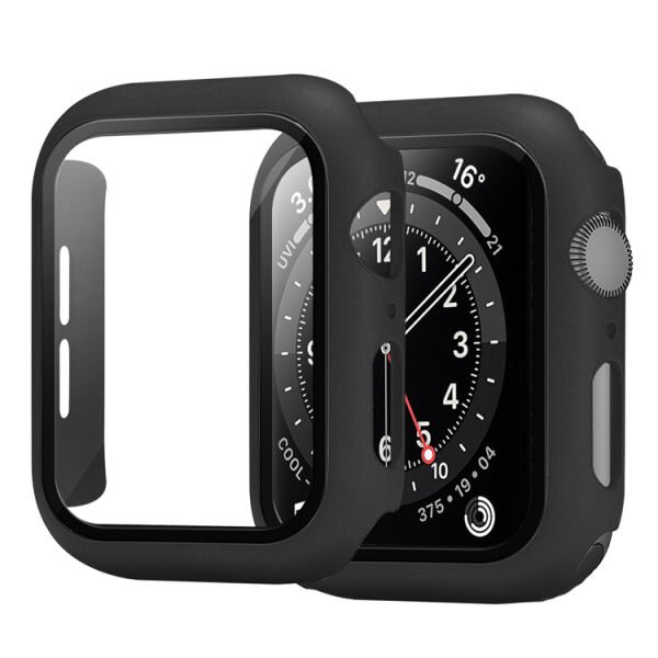 Apple Watch 7 Serisi 45mm Rubber Sert Kapak Kılıf Ekran Koruyucu