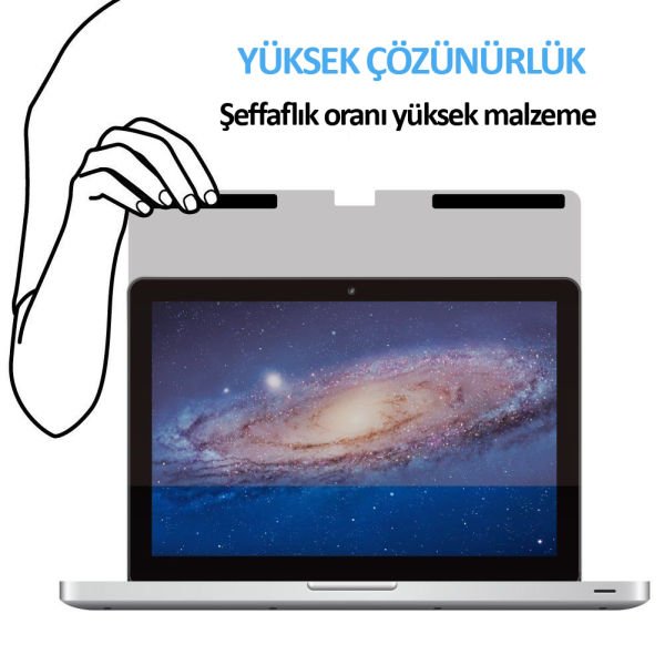 Macbook Air New Pro Retina 13 15 Privacy Anti-Spy Ekran Koruyucu