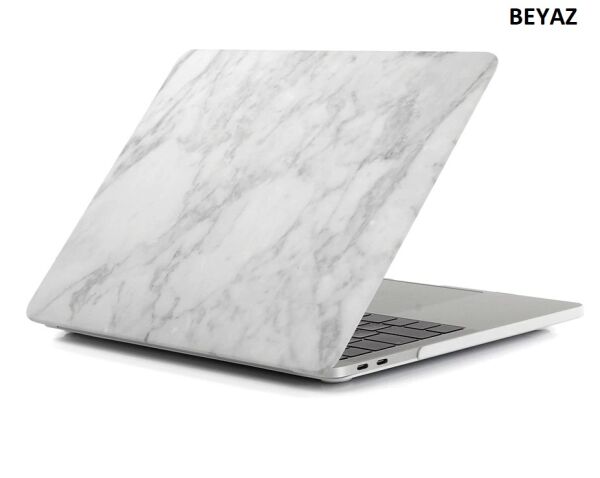 Apple Macbook Pro 15 2016 A1707 Mermer Desenli Kılıf Kapak
