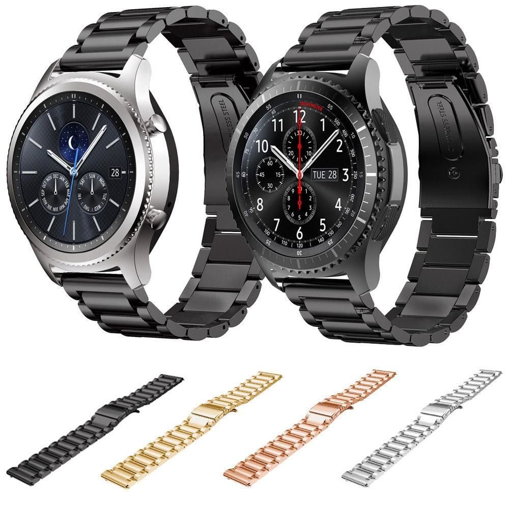 Samsung Gear S3 Frontier & Classic Metal TME Kordon Kayış Steel