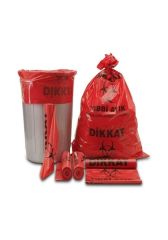 Tıbbi Atık Poşeti Büyük Boy 60 cm x 85 cm 10'lu Rulo