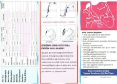 Anne Sütü Emzirme ve Emzikli Anne Beslenme Broşürü 50 Adet