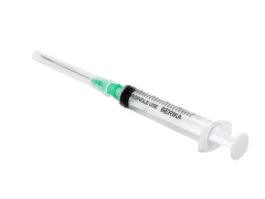 2 cc 3p Enjektör 100 Adet Siyah