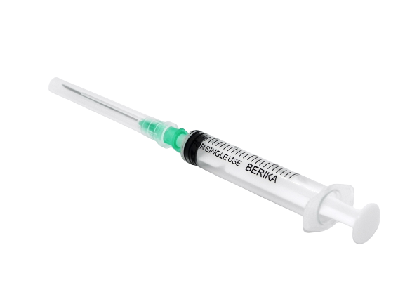 2 cc 3p Enjektör 100 Adet Yeşil