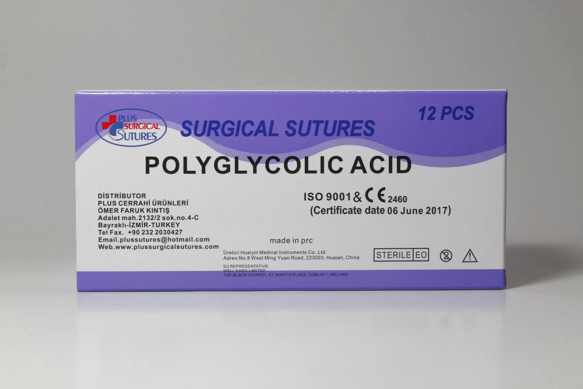 Polyglycolic Acid (PGA) Emilebilir Cerrahi İplik