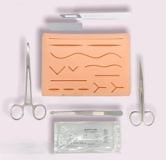 Sütür Eğitim Seti Kesikli - Cerrahi Dikiş Pratik Seti