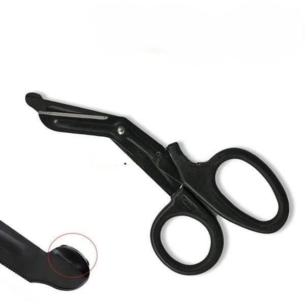 Bandaj Makası 18 Cm Trauma Makası Taktik Makas Siyah