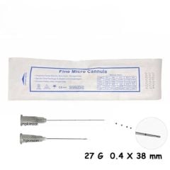 Dolgu Kanülü 27g x 38 mm 1 adet