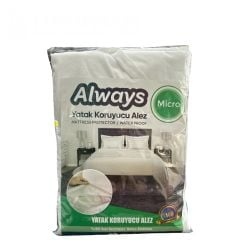 Always Sıvı Geçirmez Alez Yatak Koruyucu Elastik Bantlı 90 cm x 190 cm