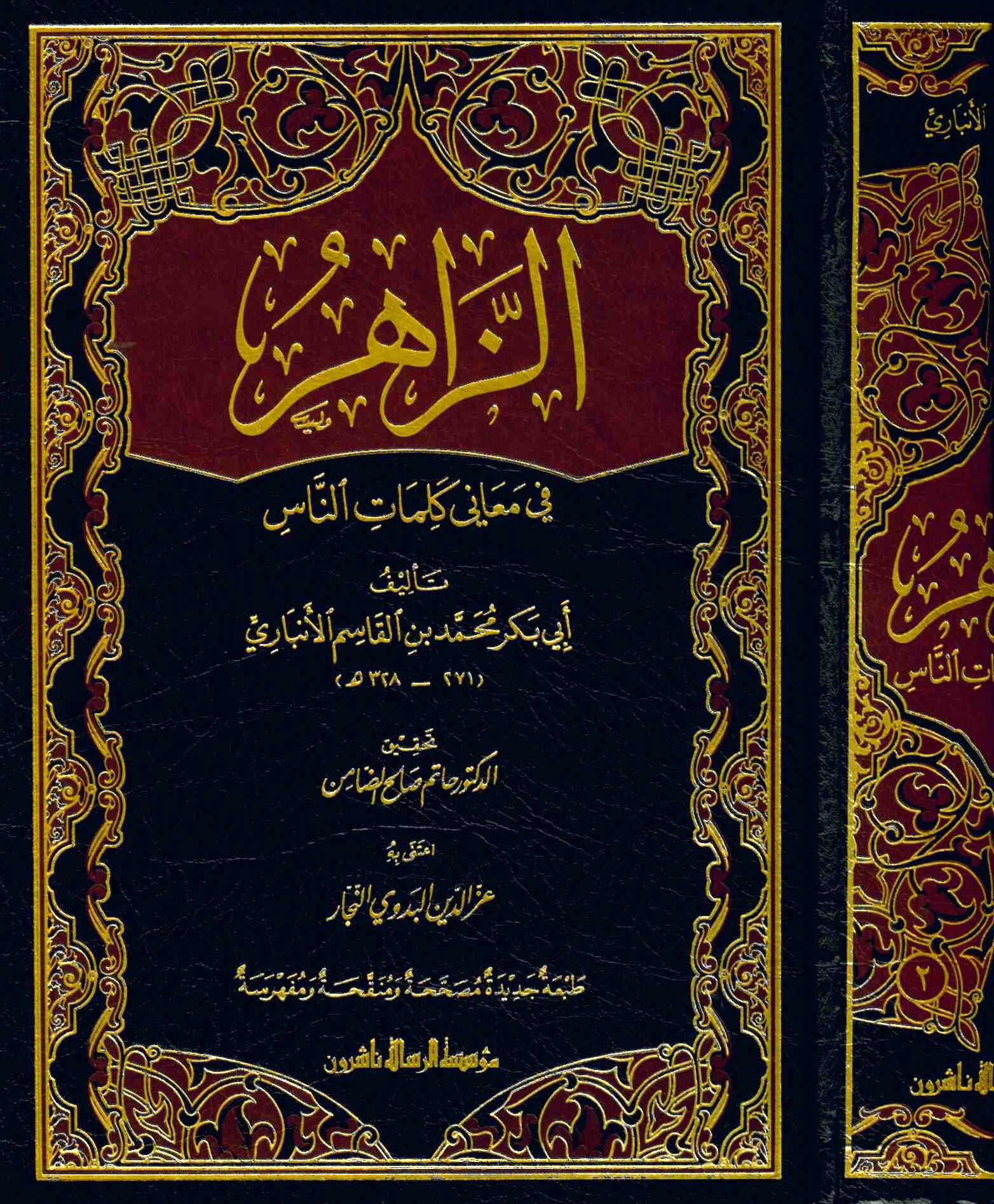 Ez-Zahir - الزاهر في معاني كلمات الناس