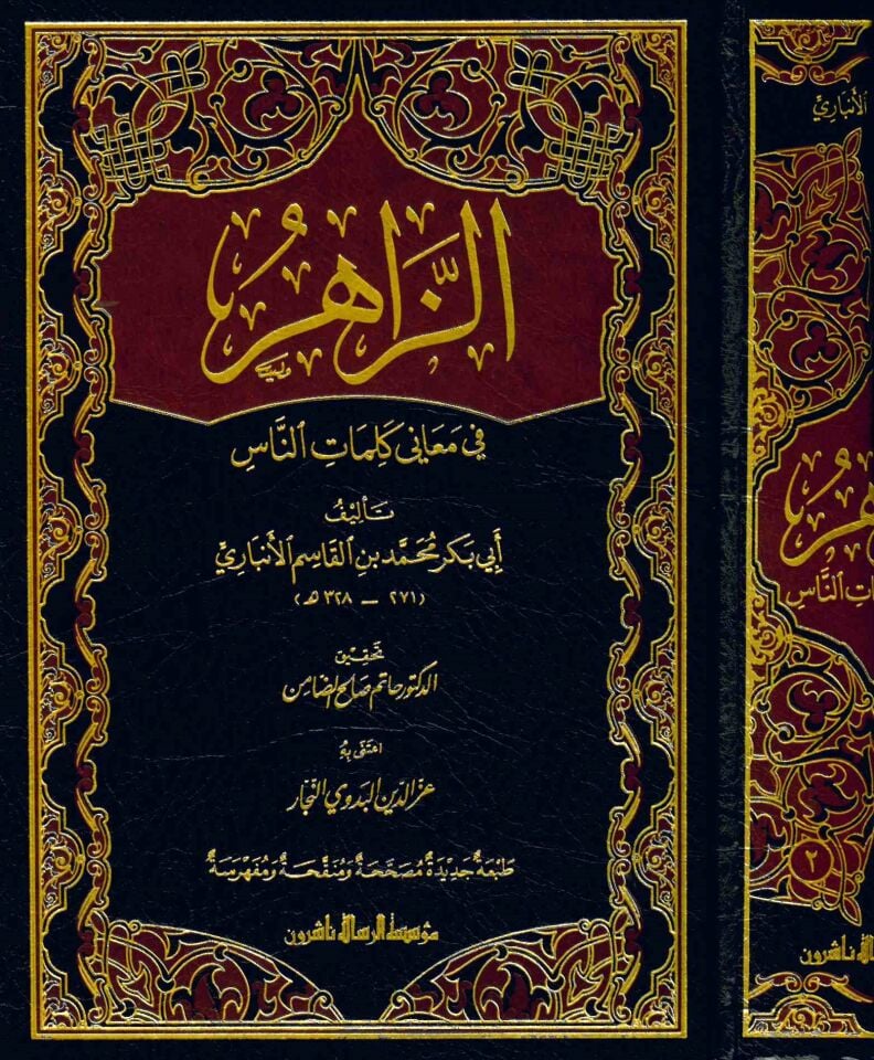 Ez-Zahir - الزاهر في معاني كلمات الناس