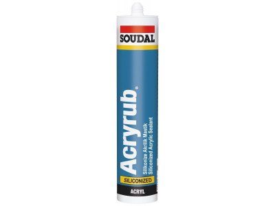 SOUDAL ACRYRUB SİLİKONİZE MASTİK 500GR KAHVERENGİ