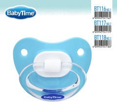 Babytime Silikon Damaklı Mat Gövdeli Emzik BT116-1 (0-6 ay)