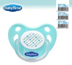 Babytime  Damaklı Koruyucu Kapaklı Mat Gövdeli Emzik BT128-1 (0-6 ay)