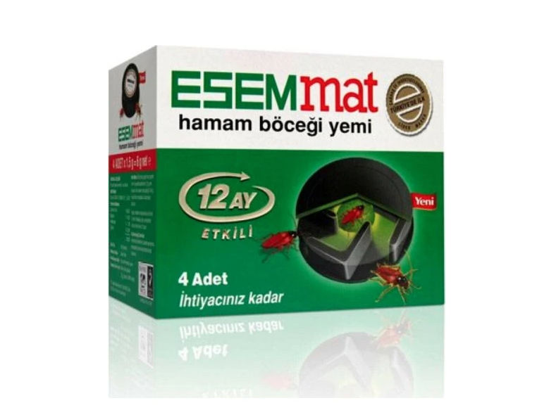 Esemmat Hamam Böceği Yemi 4'lü