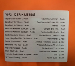 İlk Yardım Çantası İş Yeri Tuemplus Ultra